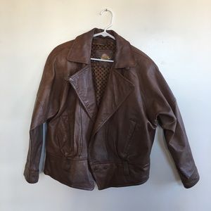 Vintage Adventure Bound Originals leather jacket